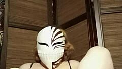 i wear pantyhose with small natural tits in homemade solo lingerie