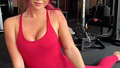 Backstage Gym Flashing And Prep Scene With Atlanta Moreno And Maximo Garcia