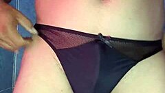 Conversational chat about modeling my new satin thong in fun ways