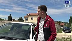 Wow, He Fucks A Young Blonde Tattoo French Girl In Field!