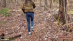 Stranger with monster cock, why are you fucking me rough outdoors?