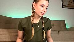 Cumming like a fountain in a natural display