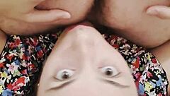 Intense Upside Down Rimming with Ball Licking, Deepthroat, and Rough Domination Play