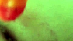 Brunette Amateur Chubby Girl Using Rainbow Dildo for Anal Creampie with Gaping Assfucking