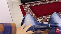 I love how this chubby Venezuelan maid gags on my cock begging for a raise in pov