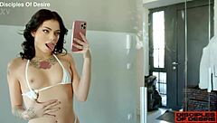 Clara Mia Performs Solo Squirting Cum Display Intensely