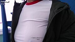 i enjoy my busty korean girlfriend role-playing in black stockings with her pretty short hair