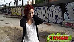 Ariel Ortiz Latina Redhead Takes Big Cock In Ass Doggystyle Bent Over For Hardcore Interracial Fucking And Creampie