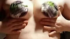 Titty Play With Tiny Woman In Homemade Lingerie Pov