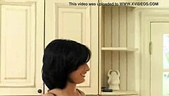 Big Tits Brunette Slut Milf Takes Massive Cock Deep