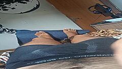 Bold Brazilian Hunk Goes Solo In Bedroom With INTENSE BIG COCK MASTURBATION In Homemade Bathroom Setup