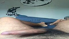 Bold Brazilian Hunk Goes Solo In Bedroom With INTENSE BIG COCK MASTURBATION In Homemade Bathroom Setup