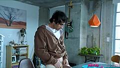 Fucking hell your dick is huge as horny teen babe sucks and fucks