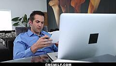 Neighbor Dominates Hot Milf And Her Friend In Wild Riding Threesome With Big Ass Action!