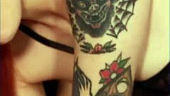 redhead victoria dominates sweet ruby with goth lingerie foreplay and wet pussy cunilingus until orgasm