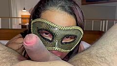 Amateur Latina Brunette Gives Rimjob and Pussy Lick in Wild Casting Interview Session