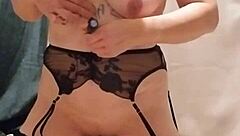 What Happens When French Maid in Bondage Whips Herself into Humiliating Outdoor Submission with Toys