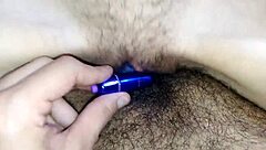 my wife rides me excitedly letting finger slip in her ass