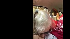 Hot Milf Suggestively Sucks Friend's Big Cock