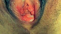 Check out this mature wife's ass and holes up close during rough anal pounding  