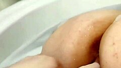 stepmom's big butt in the bathroom getting all wet 😏