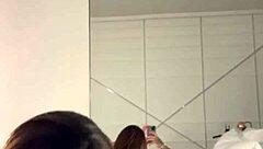 Hot Luiza Marcato delivers steamy morning blowjob and handjob with her big ass