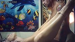 i feel so sexy in glasses getting pounded by italian machine in passionate behind scenes action