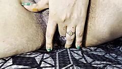 Collage girls fingering her pussy wildly by finger for intense orgasm!