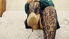 I feel so horny watching milf reveal new outfit without panties