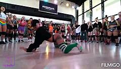 Tina twerks with energy