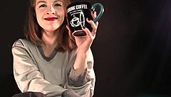 I start my early morning as a brunette housewife with yoga in black clothes feeling refreshed and ready