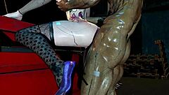 Cyberpunk Slut With Tight Anal Hole Suggests Outdoor Public Fucking And Creampie In Bold Big Tits Action.