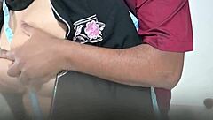 doctor performs routine check on hijab lady in hospital