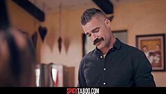 hey this kinky stepdad is rough fucking his girl so hard