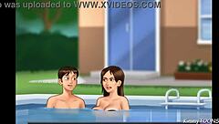 Summertime saga hints at stepbro versus stepsis in risky public pool encounter