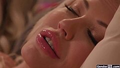 So this wild trans threesome with blowjobs and bareback action is finally happening tonight, you won't believe it!