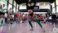 Tina twerks with energy