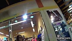 stunning czech beauty gets seduced in store then pounded hard in pov