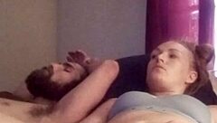 horny snow bunny solo toys play on shaved hairless pussy