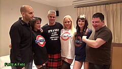 Wow! Professor Tubbs Adreena Takes On Huge Cocks In Wild Orgy With Tit Play!