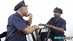 Thick ass busty blondie barbara alves takes double penetration.