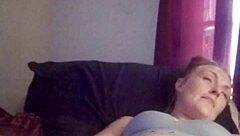 horny snow bunny solo toys play on shaved hairless pussy