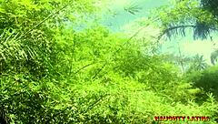 Ebony african wife fucks her pastor during water baptism in close up creampie doggystyle with monster big cock