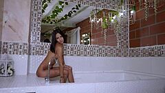 Colombian babe fucked hard by friend in hotel!