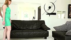 His Dick Slips Easily Into Her Tight Shaved Pussy. She Gets His Full Length From Monster Cock In Anal Assfucking!