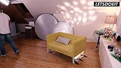 Easter Bunny Lexie Candy Takes Anal From Horny Man In French Scene