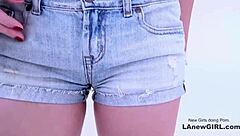 Fresh Brunette Teen Explores Intense Desires During Casting Couch Session with Cum Swallow