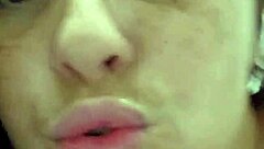 raw young exhibitionist dances flashing natural tits and shakes ass for thick cock to stretch her tight hole wide.