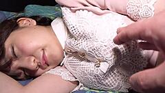 Petite Japanese Girl Films Intimate Encounter After Gymnastics Class