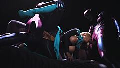 kenzie taylor appears in intense parody scene from captain marvel xxx with tits and ass